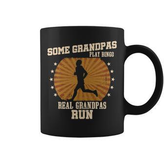 Some Grandpas Play Bingo Real Grandpas Run Coffee Mug | Mazezy