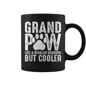 Grandpaw Dog Grandpa Dog Grand Paw Fathers Day Coffee Mug - Thegiftio UK