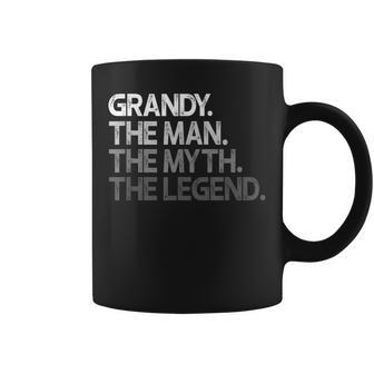 Grandy The Man The Myth The Legend Coffee Mug - Monsterry