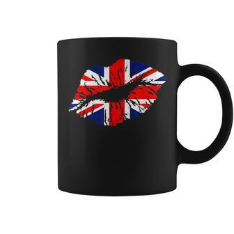 Great Britain England Lips For Brit Coffee Mug - Monsterry