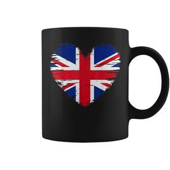 Great Britain Heart Outfit Britain Heart Flag Coffee Mug - Monsterry UK