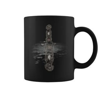 Great Dane Reflection Father's Day Dog Coffee Mug - Monsterry CA