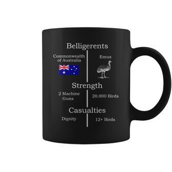 Graphic Great Emu War Australia Coffee Mug - Monsterry CA