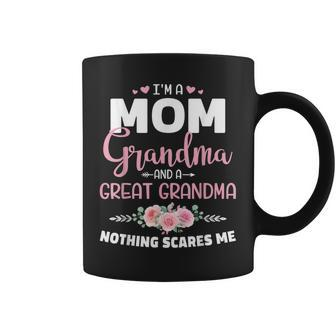 Great Grandma Nothing Scares Christmas Birthday Coffee Mug - Seseable