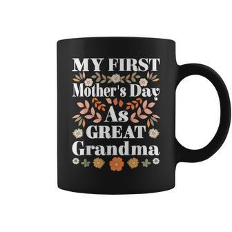 Great Grandmother My First Mother's Day As Great Grandma Coffee Mug | Mazezy AU