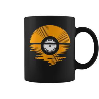 Great Vinyl Record Sunset Vintage Turntable Dj Coffee Mug - Monsterry AU