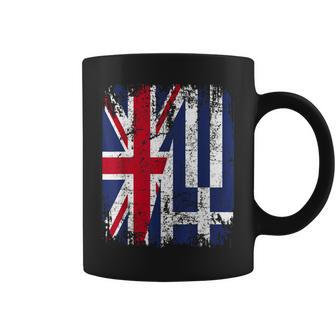 Greece Half Britain Uk Friendship Flag Greek Coffee Mug - Thegiftio UK