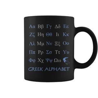 Greek Alphabet Letters Coffee Mug - Monsterry