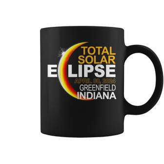Greenfield Indiana Total Solar Eclipse April 8 2024 Coffee Mug | Mazezy