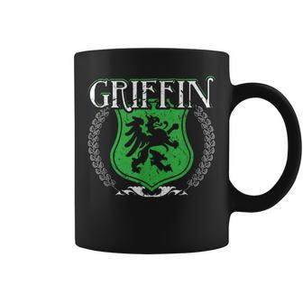 Griffin Irish Family Surname Last Name Family Crest Coffee Mug - Seseable