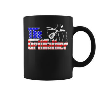 The Grill-Father 4Th Of July Grilling Bbq American Dad Coffee Mug - Monsterry