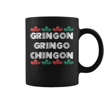 Gringon Gringo Chingon Mexican Flag American Joke Mens Coffee Mug - Monsterry AU