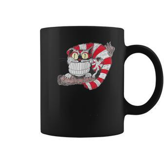 Grinning Cheshire Cat Fantasy Coffee Mug - Monsterry UK