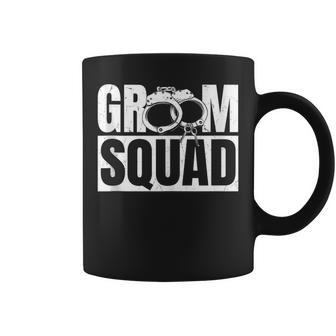 Groom Squad Groomsmen Wedding Bachelor Party Coffee Mug | Seseable CA
