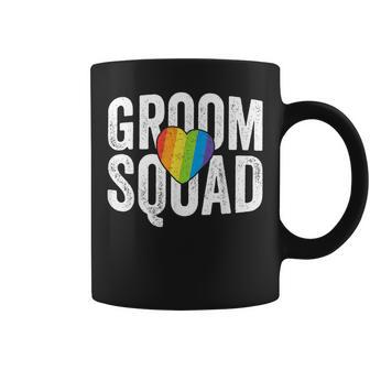 Groom Squad Pride Lgbt Same Sex Gay Wedding Husband Men Coffee Mug - Thegiftio UK