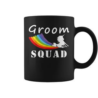 Groom Squad Unicorn Rainbow Gay Lgbt Wedding Coffee Mug | Crazezy