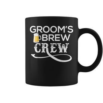 Groom's Brew Crew Groomsmen Bachelor Parties Coffee Mug | Crazezy UK