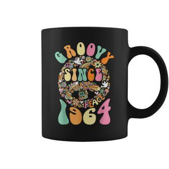 Groovy Since 1964 Peace For Vintage Birthday Party 60S 70S Coffee Mug | Mazezy