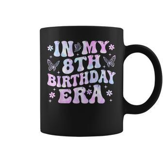 Groovy In My 8Th Birthday Era Eight 8 Years Old Birthday Coffee Mug - Thegiftio UK