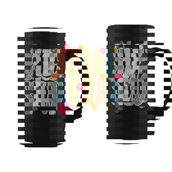 Groovy Bride Squad Flores A Juego Para Bodas Y Fiestas Taza de café - Regaloses