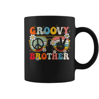 Groovy Brother Retro Matching Family Colorful 60S 70S Bro Coffee Mug - Thegiftio UK
