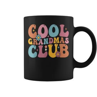 Groovy Cool Grandmas Club Smile Mother's Day Coffee Mug - Monsterry DE