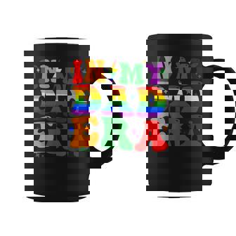 Groovy In My Dad Era Pride Month Lgbtq Fathers Day For Mens Coffee Mug - Thegiftio UK