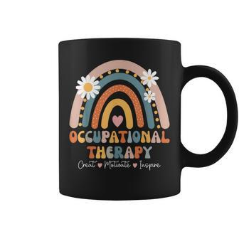 Groovy Occupational Therapy Therapists Happy Ot Month Coffee Mug - Seseable