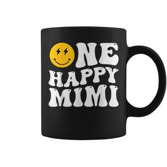 Groovy One Happy Dude Mimi 1St Birthday Family Matching Coffee Mug - Seseable