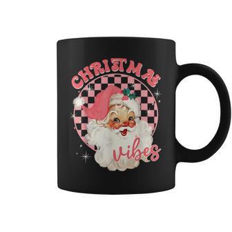 Groovy Santa Claus Retro Christmas Xmas Holiday Women Coffee Mug - Monsterry DE