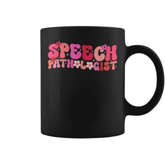 Groovy Speech Pathologist Speech Language Therapy Slp Coffee Mug - Seseable