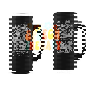 Groovy Speech Therapy Speech Language Pathologist Slp Coffee Mug | Mazezy