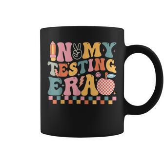 Groovy In My Testing Era Testing Day Teacher Test Day Coffee Mug | Mazezy AU