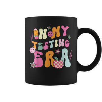 Groovy In My Testing Era Teacher Testing Day Motivational Coffee Mug | Mazezy