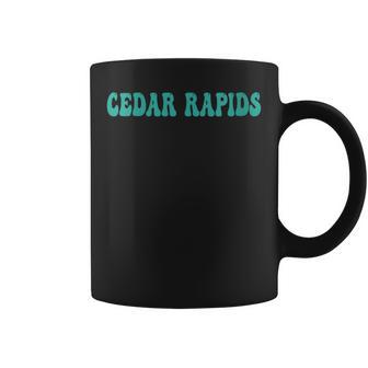 Groovy Vintage Cedar Rapids Coffee Mug - Monsterry