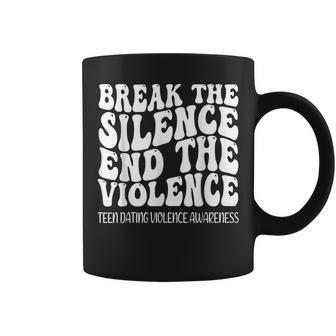 Groovy We Wear Orange N Dating Violence Awareness Coffee Mug | Mazezy