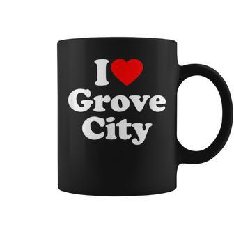 Grove City Love Heart College University Alumni Coffee Mug | Crazezy