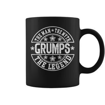 Grumps The Man The Myth The Legend Fathers Day Coffee Mug - Thegiftio UK