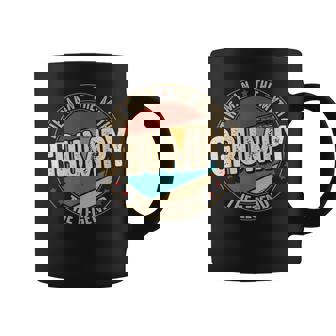 Grumpy From Grandchildren Grumpy The Myth The Legend Coffee Mug - Thegiftio UK