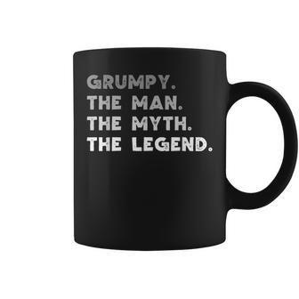 Grumpy The Man Myth The Legend Cool Coffee Mug - Monsterry