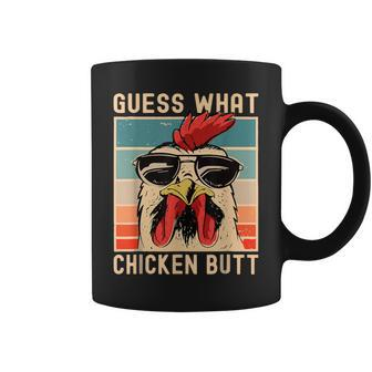 Guess What Chicken Butt Chicken Meme Chicken Lovers Coffee Mug | Mazezy