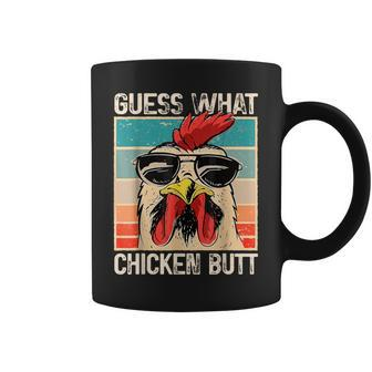 Guess What Chicken Butt Chicken Meme Coffee Mug | Mazezy