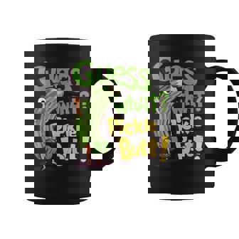 Guess What Pickle Butt Cucumber Meme Pickle Joke Coffee Mug - Thegiftio