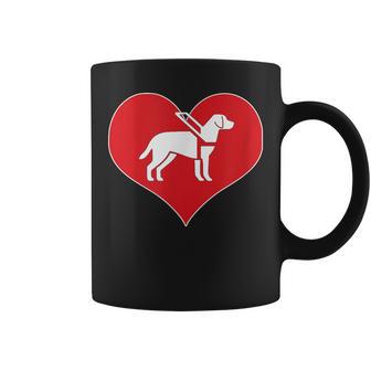 Guide Dog Love Low Vision Blind Coffee Mug - Monsterry CA