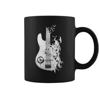 Guitar Bass Bird Coffee Mug | Mazezy