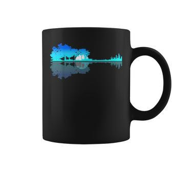 Guitar Lake Shadow Love Guitar Musician Outfit For Women Coffee Mug - Monsterry