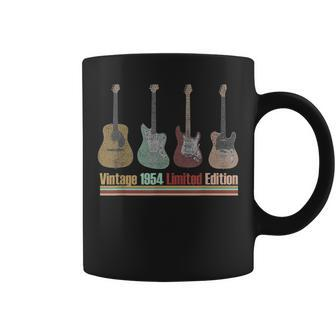 Guitar Lover 70 Year Old Vintage 1954 Limited Edition Coffee Mug - Monsterry UK