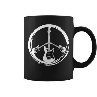 Guitar Peace Coffee Mug | Mazezy