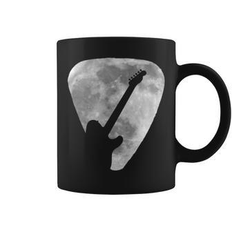 Guitar Pick The Moon Coffee Mug | Mazezy