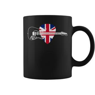 Guitar Pick Union Jack Flag Guitarist Vintage Coffee Mug - Monsterry UK